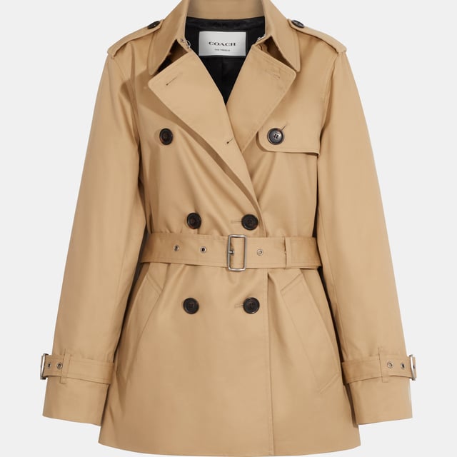 Coach trench jacket top