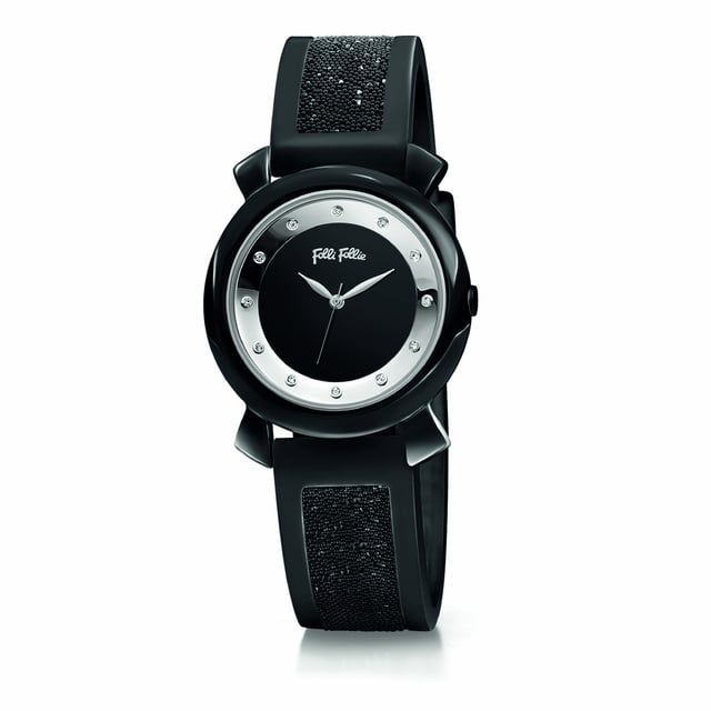 Folli Follie WF15T013ZSK - Damenuhr Quarz aus Edelstahl• Material: Edelstahl• Glas: Mineral• Armband: Gummi• Farbe: Grau• Wasserbeständigkeit: 0 m (0 ATM)• Gehäusegröße: 28 mm