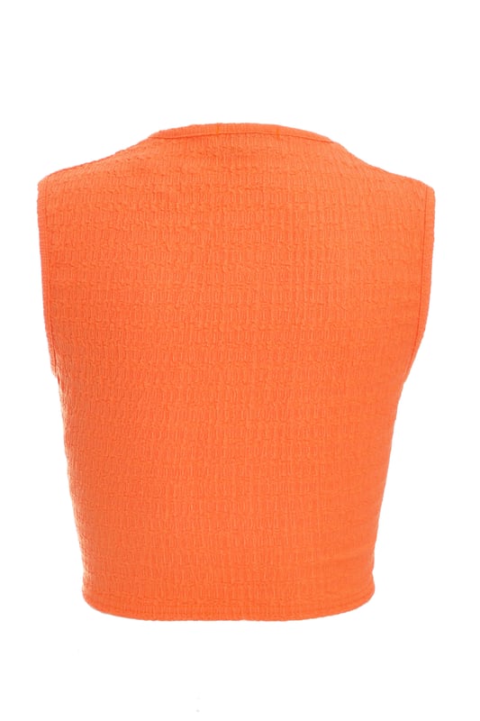 - Plain design - Knot detail - Sleeveless - Model height: 5' 7" - Model wears uk 8 / us 4 / eur 36 - Always check the care wash label - Cool hand wash with mild detergent