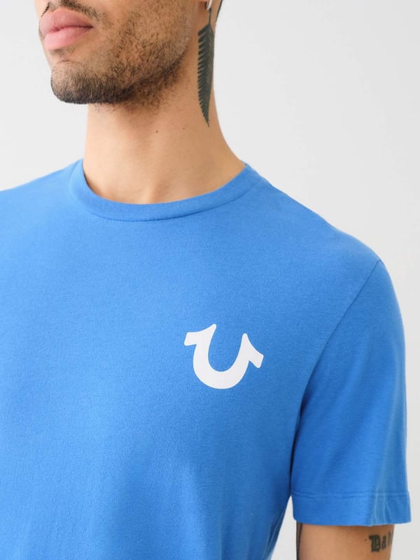 True Religion Tee in Blue