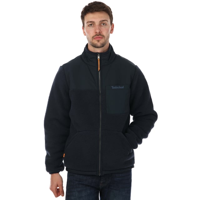 Timberland mens fleece jacket clearance