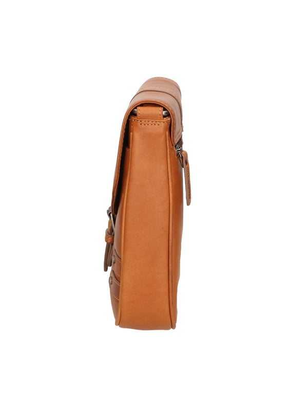 Bolsa de hombro unisex triple con pasador de cinturón -by. Craftsmanship in Gainhed Becerro.