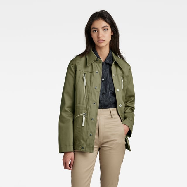 Slim field jacket outlet