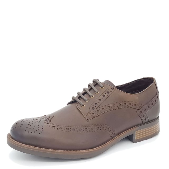 Brand new from HX London the Wandsworth is part of a new range of cleated sole footwear. This brogue shoe features a genuine high quality and soft tan brown, greasy brown or black leather upper and textile lining.  Grab your self a pair now as we only have a limited stock of these fantastic boots. Please see our store for the Lace up shoe, lace up boot and Chelsea boot from the same range.