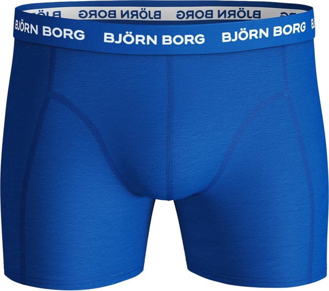 10-Pack heren boxers van het merk Bjorn Borg. De boxershorts van Bjorn Borg zijn gemaakt van katoen en elastaan, waardoor de stof lekker veel rek heeft. Het zachte katoen zorgt voor een heerlijk draagcomfort.  Merk: Bjorn BorgModelnaam: 10-Pack MixCategorie: heren boxersMaterialen: katoen, elastaanKleur: blauw, zwart, grijs, wit