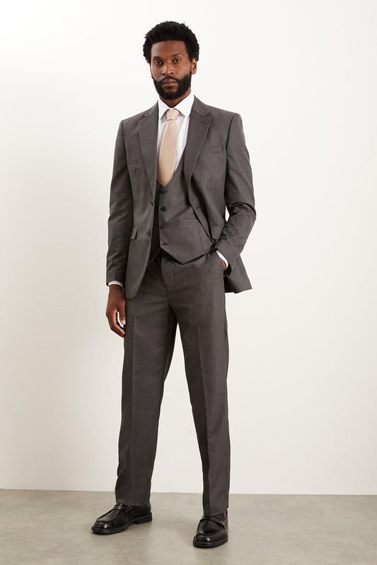 Charcoal herringbone blazer new arrivals