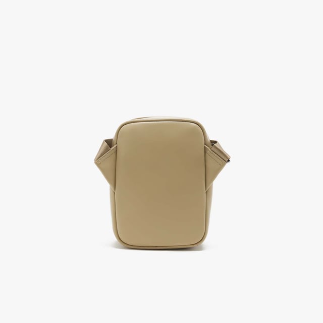 Monogram Print Small Crossover Bag.- Dimensions: L5.1 x L7.2 x D2.7 in.- L13 x H18.5 x D7 cm.- Exterior in Split Calfskin Leather.- Adjustable strap: 75cm - 140cm - 29.5 - 55 in.- 2 zipped outside pockets, 1 mesh inside pocket.- Enamel plaque with crocodile logo. Material: 100% Split Calfskin Leather. Ref: NH4399MRC87.