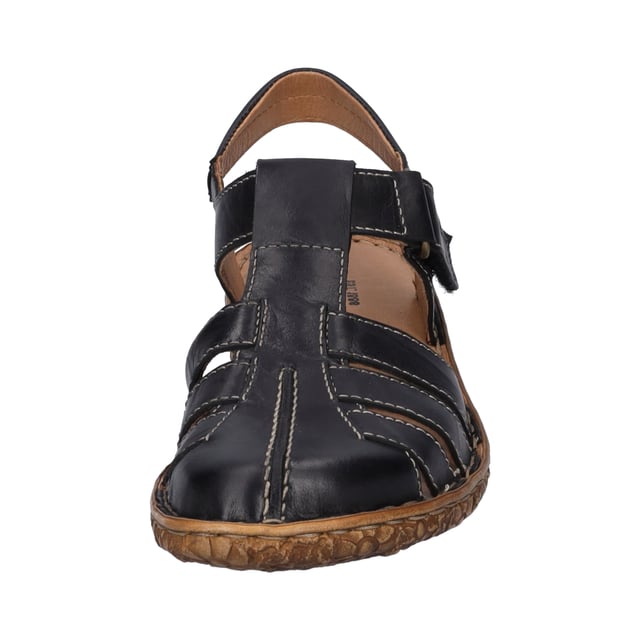 De sandaal is gemaakt van fijn kalfsleer en is daardoor bijzonder stevig. De klittenbandzorgt voor een stevige grip in de schoen. Het uitgebreide handstikken is een typische fabricagemethode van onze schoenen. Met de G-schoenbreedte is de sandaal Rosalie 48 ideaal voor de voeten. Ga je gang met Rosalie 48.