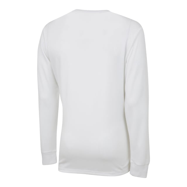 100% Polyester. Gewebetechnik: Atmungsaktiv, Schnelltrockend. Gewebe: Trikot, Mikronetzgewebe. Design: Logo. Passform: Regulär. Rundhalsausschnitt, gerippt. Langärmlig.