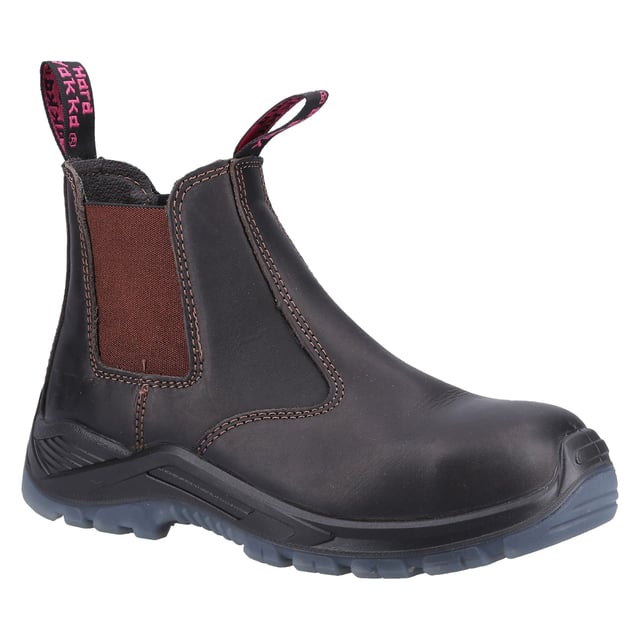 Der Banjo Zwickelstiefel zum Anziehen bietet Stil und Komfort. Er ist mit einem wasserabweisenden Obermaterial aus Vollnarbenleder, einer PU-Zwischensohle und einer recycelten TPU-Laufsohle ausgestattet, die vom Global Recycle Standard (GRS) anerkannt ist.