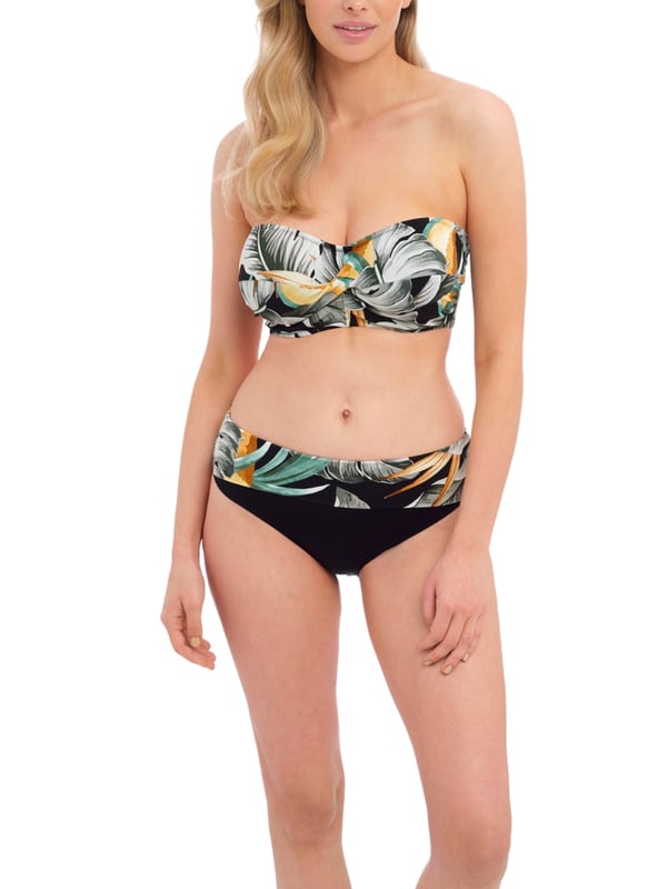 Bamboo Grove Twist Bandeau Bikini Top