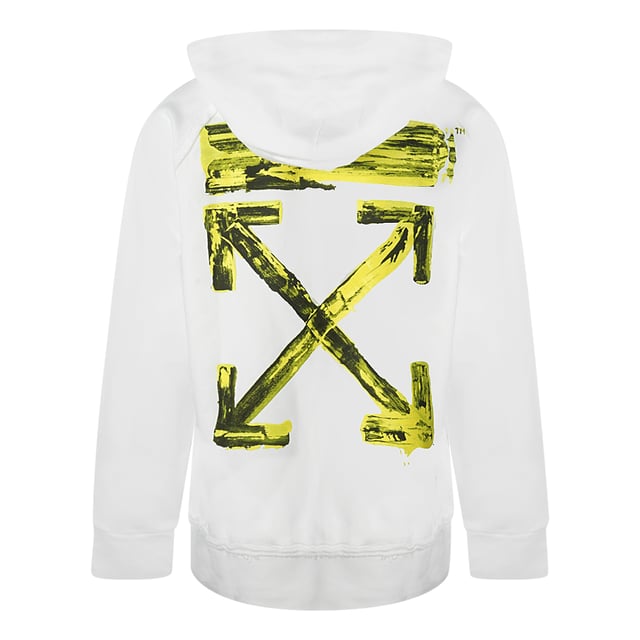 Off white hotsell white gradient hoodie