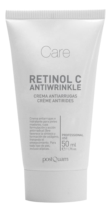 Descripción
Crema antiarrugas con retinol C
 50 ml

 Crema alisadora de arrugas e hidratante para pieles maduras, cuya formulación y acción antirradical libre favorece la síntesis y formación de colágeno, frenando e envejecimiento. Para todo tipo de piel, incluso las alípticas
 Modo de empleo
Aplicar con la yema de los dedos formando círculos hasta su total absorción
 Período de conservación
12 meses tras apertura
 Ingredientes
AQUA (WATER), PROPYLENE GLYCOL, OCTYLDODECANOL, TRITICUM VULGARE (WHEAT GERM OIL), SQUALANE, STEARIC ACID, CETYL ALCOHOL, GLYCERYL STEARATE SE, ISOPORPYL PALMITATE, LANOLIN, PEG/PPG 22/24 DIMETHICONE, CETEARETH-20, RETINYL PALMITATE, TRIETHANOLAMINE, CELLULOSE GUM, SODIUM METHYLPARABEN, SODIUM BUTYLPARABEN, SODIUM ETHYLPARABEN, SODIUM PROPYLPARABEN, BHT, ASCORBIC ACID, PARFUM (FRAGANCE), 2-BROMO-2NITROPROPANE-1, 3-DIOL