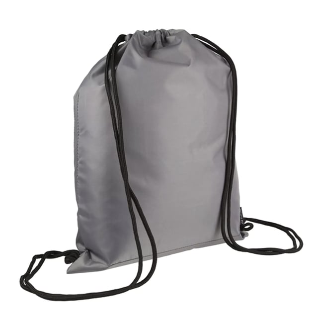 Material: Recycled Polyester. Fabric Technology: Durable. Fastening: Drawcord. Eco Friendly. Compartments: 1 Main Compartment. Pockets: 1 Security Pocket. Hardwearing, Sustainable Materials. 45 x 35 cm