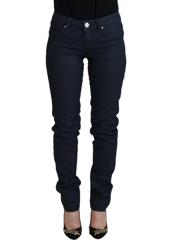 Brand: ACHT
  Condition: Brand new with tags
  Color: Blue
  Model: Low Waist Denim Pants
  Closure: Zipper
  Material: 98% Cotton 2% Elastane
  Logo details
  Gender: Women