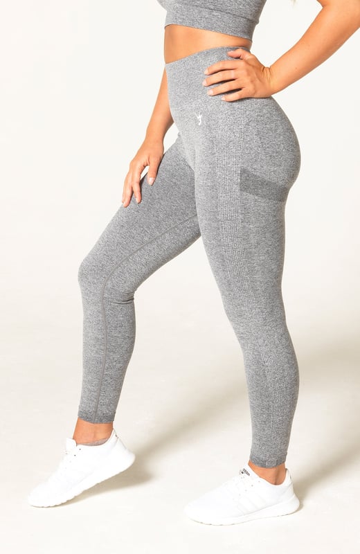 Grey scrunch leggings cheap