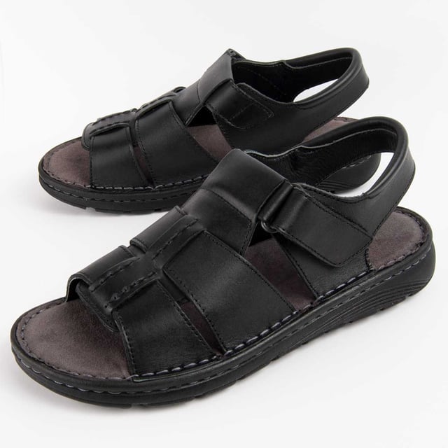 Garantía Purapiel, 10 años de garantía. Sandalia casual para hombre. Hecha en piel natural. Calce cómodo. Fabricado por otras marcas para nuestra marca.