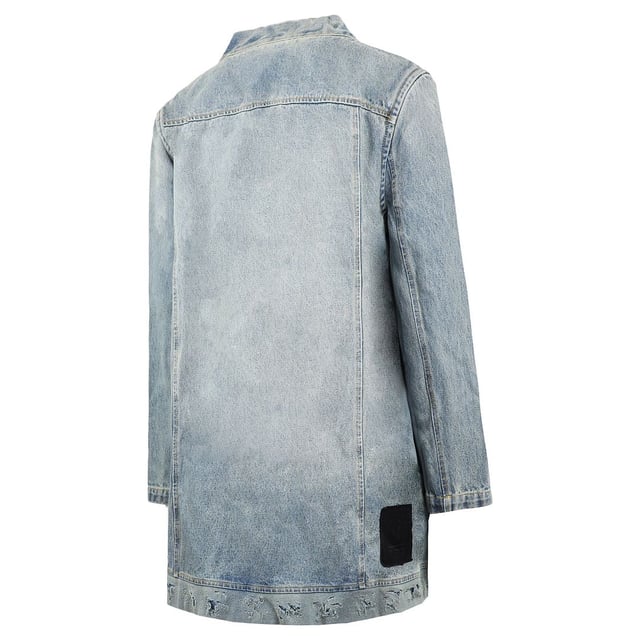 Puma x XO Long Sleeve Bleached Denim Mens Kimono 575584 77