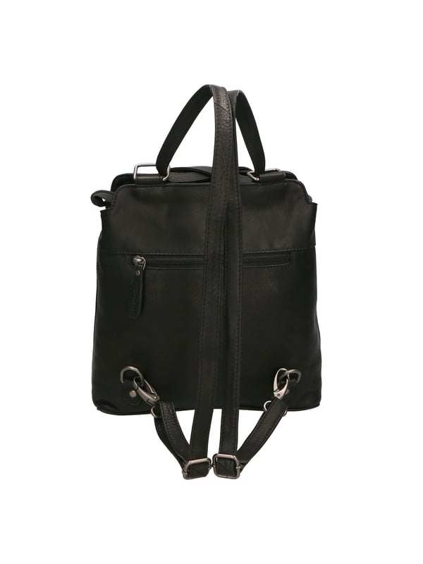 Mochila unisex con correas ajustables. También es adecuado como un hombro bosa. Producto artesanal en ternera real Grokened.