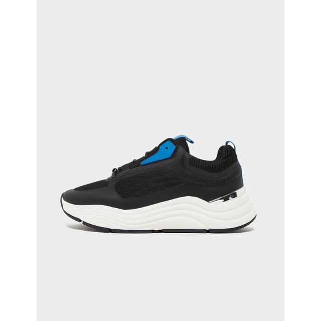 Men s Mallet Cryrus Fused Rubber Trainers in black blue