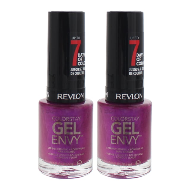 Revlon ColorStay Gel Envy Longwear Nail Enamel is inspired by salon gel nails to provide a long-lasting colour and shine. Wide angle brush provides a smooth even streak free application. The formula is formaldehyde toluene and DPB free.