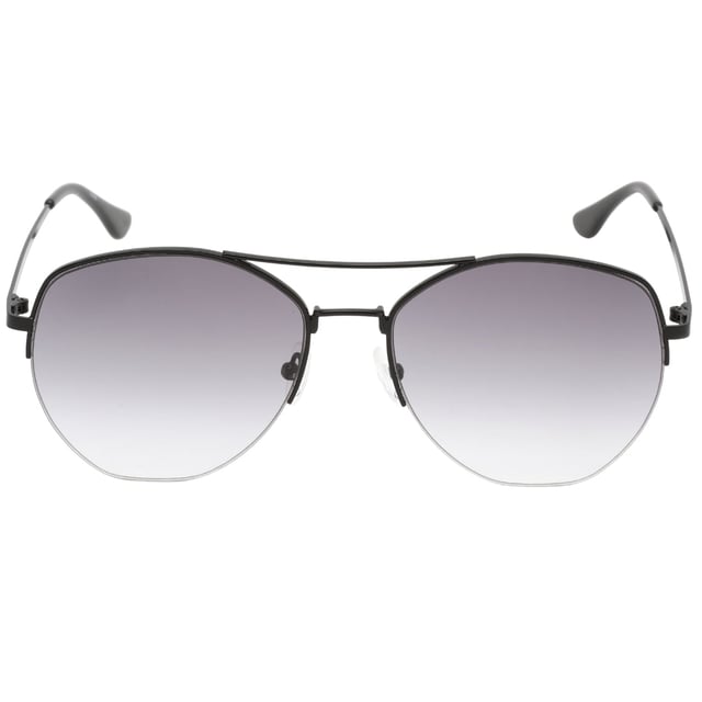 Calvin Klein Black Sunglasses, Lens Width = 57mm, Nose Bridge Width = 17mm, Arm Length = 140mm, Sunglasses, Sunglasses Case, Cleaning Cloth and Care Instructions all Included, 100% Protection Against UVA &amp; UVB Sunlight and Conform to British Standard EN 1836:2005, Black Sunglasses