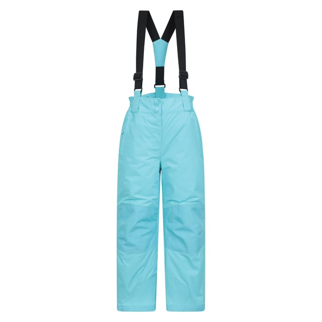 100% Polyester. Fabric: Double Layer. Pockets: 2 Side Pockets, Welted, Zip. Adjustable Braces, Belt Loops, Detachable Braces, Reinforced Knee, Scuff Guards, Side Zip Ankles, Snow Gaiters, Touch Fastening Closure. Fabric Technology: Durable, DWR Finish, High Warmth, Snowproof, Water Resistant. Design: Logo. Waistline: Part Elasticated. Fastening: Pull-On, Stud.