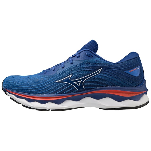 Mizuno Wave Sky 6 Herren Blue Running Trainer