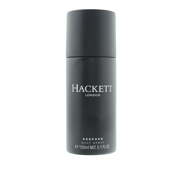 Hackett Bespoke Body Spray is a refined and sophisticated fragrance product designed to complement the modern gentleman's grooming routine. Inspired by the timeless elegance and style associated with the Hackett brand, this body spray offers a luxurious and invigorating scent experience that enhances your overall presence and confidence. Hackett Bespoke boasts a distinctive and elegant fragrance that combines fresh, citrusy top notes with warm, woody undertones. It's a unique scent that exudes sophistication and complements the refined taste of the modern man. This body spray is formulated to provide long-lasting freshness, helping you maintain a captivating and alluring scent throughout the day. As part of the Hackett grooming line, this body spray embodies the values and standards associated with the Hackett brand, which is renowned for its British heritage, quality craftsmanship, and timeless style.