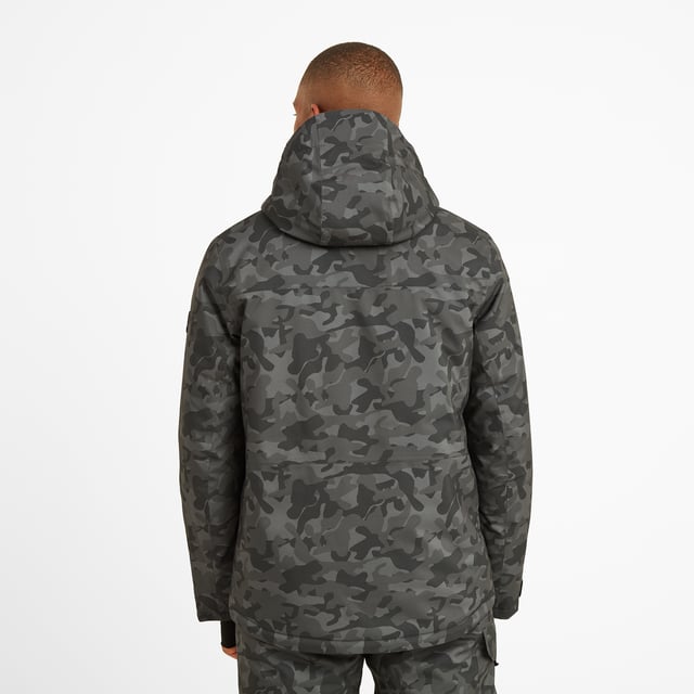 Grey camo discount ski jacket