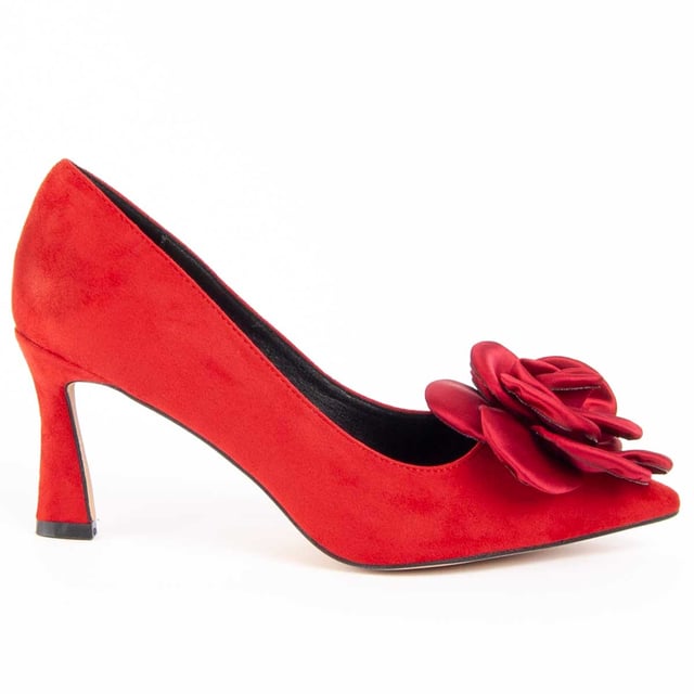 Women's high heel shoes. Comfortable fit. Cushioned natural leather insole. Manufactured by other brands for our brand. Approximate measurements: 7 cm heel.