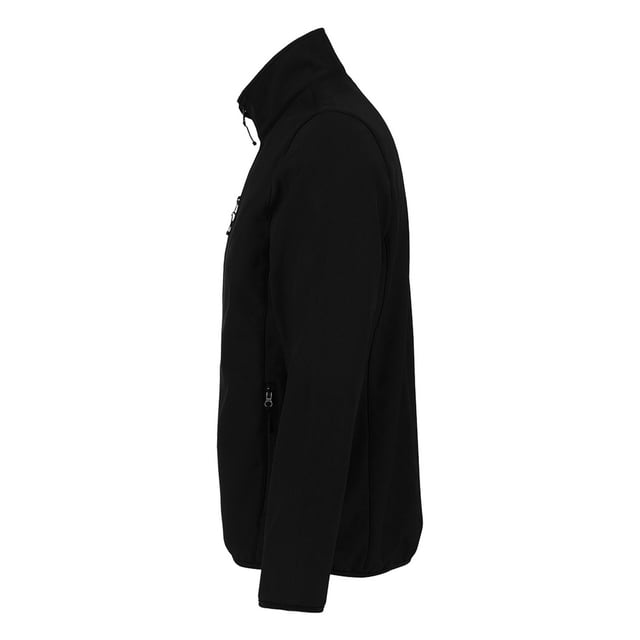 Material: 94% polyester & 6% elastane outer layer. Waterproof, windproof and breathable mid layer. Polyester fleece lining. Full length zip with chin guard and inner zip guard. Right chest zip pocket. Two front zip pockets. Bound elasticated cuffs and hem. Chest (in): XS(35/36), S(36/38), M(38/40), L(41/42), XL(43/44), XXL(45/47), 3XL(47/49), 4XL(50/52), 5XL(53/55).