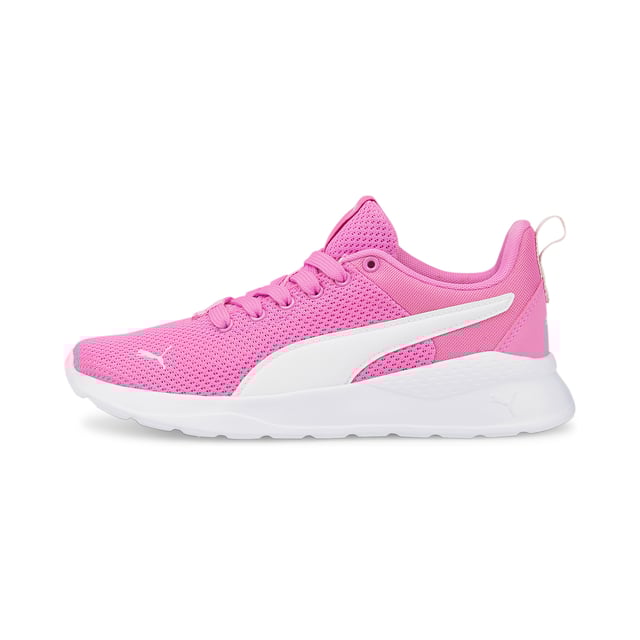 PRODUCT STORY Deconstructed and refined, the Anzarun Lite Trainers ensure a clean look that's perfect for every occasion. Featuring a breathable mesh upper, a cushy EVA midsole and true heritage PUMA branding throughout, this trainer is comfort and style combined. FEATURES & BENEFITS SoftFoam+: PUMA’s comfort sockliner for instant step-in and long-lasting comfort that provides soft cushioning every step of your dayPU midsole: PUMA’s Polyurethane midsole assists a smooth foot stride for comfortable wear and a futuristic look DETAILS Low bootMesh-based textile upperEVA midsole for comfortNon-marking rubber outsole for gripPUMA Wordmark on tonguePUMA Formstrip at lateral sidePUMA Youth style: recommended for older kids between 8 and 16 years
