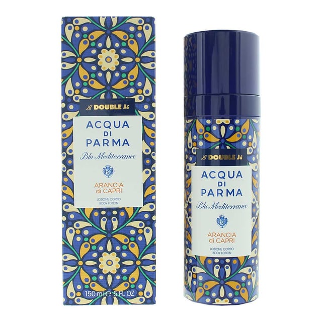 Acqua Di Parma Blu Mediterraneo Arancia Di Capri Body Lotion transports you to the vibrant shores of the Mediterranean with its invigorating blend of citrus freshness and luxurious hydration. Inspired by the sun-drenched landscapes of Capri, this indulgent body lotion captures the essence of Italian coastal living. Infused with the uplifting scent of sweet oranges, tangy mandarins, and zesty lemons, the fragrance awakens the senses and invigorates the spirit. The lightweight yet nourishing formula is enriched with natural extracts and moisturizing ingredients, leaving your skin feeling silky smooth and replenished.