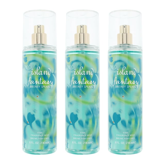 Island Fantasy by Britney Spears is a floral fruity fragrance for women. Top notes citruses clementine mandarin orange red berries watermelon. Middle notes jasmine violet freesia. Base notes musk sugar cane. Island Fantasy was launched in 2013.