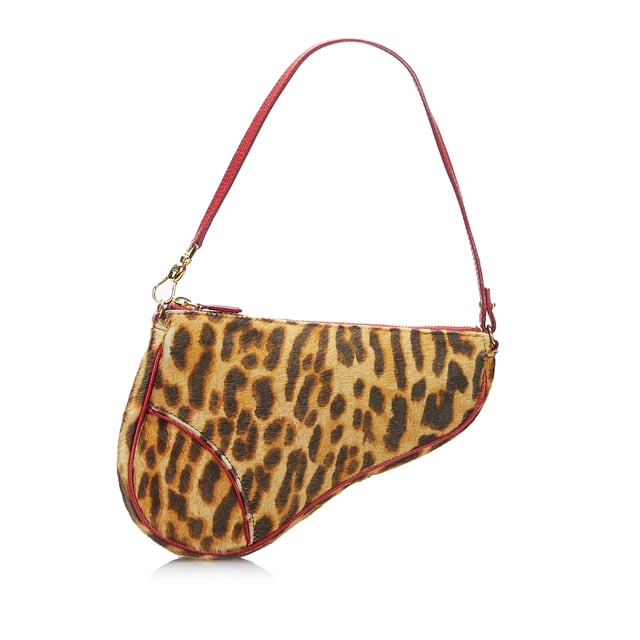 Dior pony hair saddle bag on sale