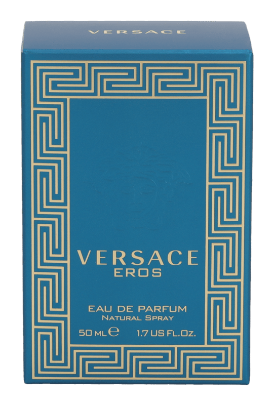 Eros es una fragancia Aromática Fougere para hombres, que fue lanzada en 2012 por Versace. La fragancia fue creada por Aurelien Guichard e inspirada en la antigua Grecia, específicamente en Eros, el dios griego del amor. La fragancia contiene notas de salida de Menta, Manzana Verde y Limón; con notas de corazón de Frijol Tonka, Ambroxan y Geranio; y notas de fondo de Vainilla de Madagascar, Cedro de Virginia, Cedro del Atlas, Vetiver y Musgo de Roble. La fragancia es poderosa y de larga duración, con una vibra limpia, fresca y mentolada-cítrica que la convierte en una fragancia fantásticamente versátil. Es adecuada para todo el año y en casi todas las situaciones, desde casuales hasta divertidas y formales.