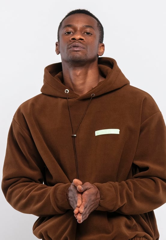 Tom Barron Oversize Fleece-Trainingsanzug-Set für Herren