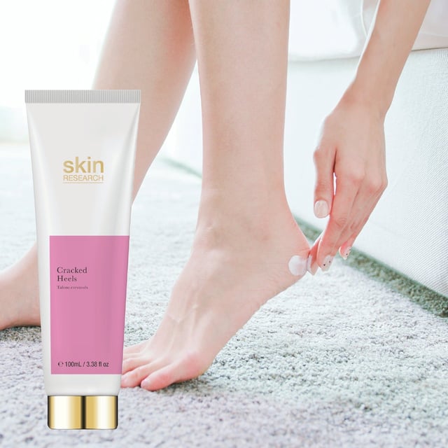- Professional-grade formula for regenerative and moisturizing benefits
- Enriched with hydro-regulating and moisturizing ingredients, as well as vitamins A and E
- Targets dry and cracked areas, perfect for individuals aged 40+ with maturing skin

Skin Research Cracked Heals Cream is a hero product in the Salon Treatments Collection. This professional-grade formula offers regenerative benefits, moisturizes and soothes skin, and restores the natural moisture balance. It is enriched with hydro-regulating and moisturizing ingredients, as well as vitamins A and E, to provide super soft and beautiful skin. Perfect for individuals aged 40+ with maturing skin, this cream is a must-have for targeting dry and cracked areas.