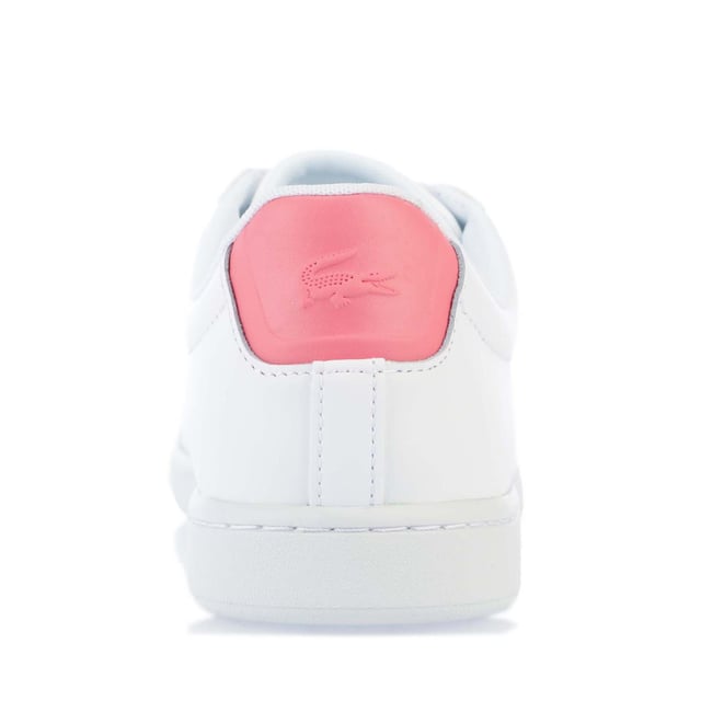 Lacoste carnaby evo womens pink hot sale