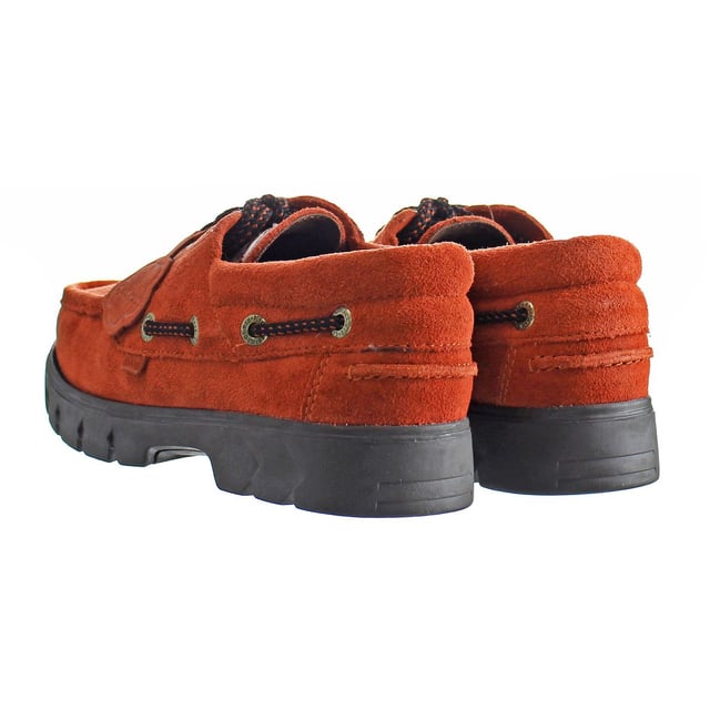 Kickers Lennon Lace-Up Rojo Liso Zapatos para hombre de cuero 1 15763