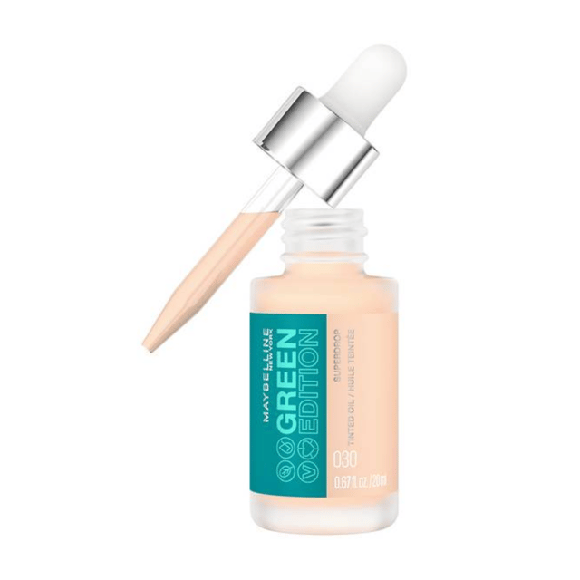 Maybelline New York Green Edition Superdrop Tinted Oil delivers an amazing fresh look and natural coverage —in 1 super drop. Introducing Maybelline New York’s Green Edition. High performing makeup, committed to a better world. Superdrop Tinted Oil delivers an amazing fresh look and natural coverage.