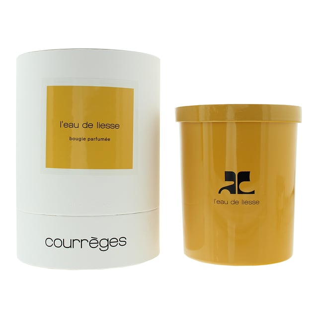 L'eau De Liesse, launched in 2022, is a Floral Woody Musk fragrance for women by Courreges. Perfect for Spring, Summer and Fall, this fragrance is mostly worn during the day. Created by Nicolas Beaulieu, this fragrance contains top notes of Aldehydes, Citruses, Macadamia and Neroli. Middle notes are Heliotrope, Iris and Jasmine Sambac with base notes of Ambroxan and White Musk. This candle is a wonderful way to infuse your favourite fragrance into your home.