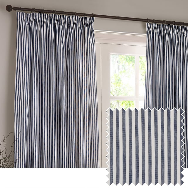 Transform your living space into a sanctuary with Hebden Striped Pencil Pleat Curtains. Crafted from 100% cotton, these curtains offer a soft, yet durable touch. The timeless, textured stripe design complements any minimalist or classic décor, while the room-darkening lining provides the perfect retreat from the outside world. Perfect for those who value natural materials, Hebden curtains are an investment in comfort and style, enriching your home environment without compromise.