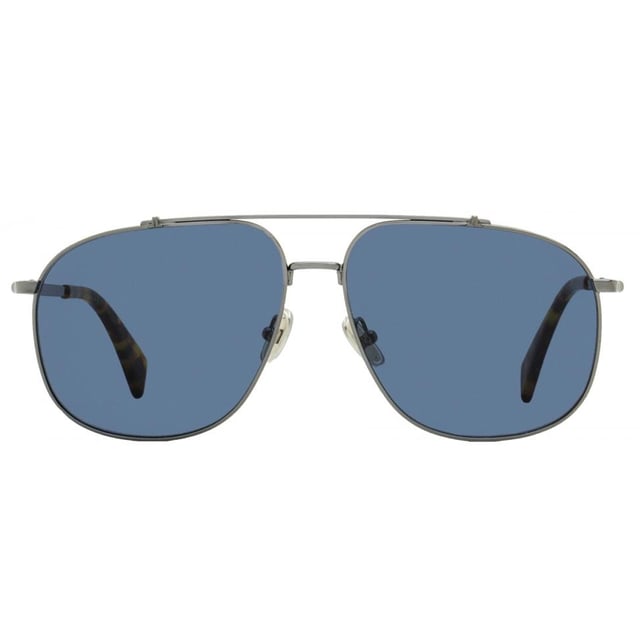 LNV110S sunglasses with metal frame.

 Shape and design:
 - These Lanvin glasses have an aviator silhouette.

 Frame Material:
 - The frame of these glasses is made of metal.
 - The use of metal provides durability and lightness to the frame.
 - This makes the glasses durable and comfortable to wear.

 Metal temples:
 - The temples are also made of metal, matching the frame material.
 - The metal on the temples adds strength and stability to the structure of the glasses.

 Brand details:
 - Lanvin brand engraving on the temples.
 - These design elements help to clearly identify the model as part of the Lanvin eyewear collection.

 Glasses:
 - The lenses are of high quality.
 - These lenses provide excellent UV protection and crisp, clear vision.
 Measures: Lens width: 60 mm. Bridge: 14 mm. Temples: 145 mm.
 Composition: Metal
 Care:
Use a soft, clean microfiber cloth to clean your sunglasses. This type of cloth will not scratch the lenses.
 Avoid using abrasive cleaning products, detergents, alcohol or acetone, as they can damage lenses and anti-reflective treatments.