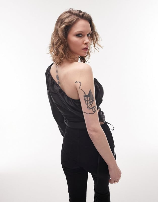 Topshop one shoulder best sale top