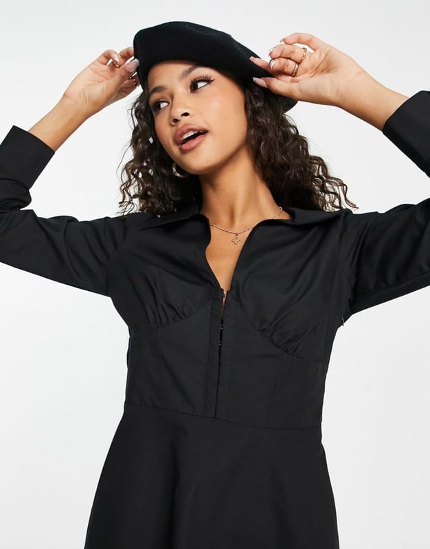 Miss selfridge shirt deals dress