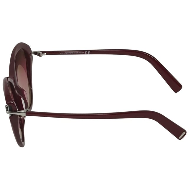 Tom Ford Leigh FT0850 69F Red Sunglasses. Lens Width = 62mm. Nose Bridge Width = 20mm. Arm Length = 135mm. Sunglasses, Sunglasses Case, Cleaning Cloth and Care Instructions all Included. 100% Protection Against UVA and UVB Sunlight and Conform to British Standard EN 1836:2005