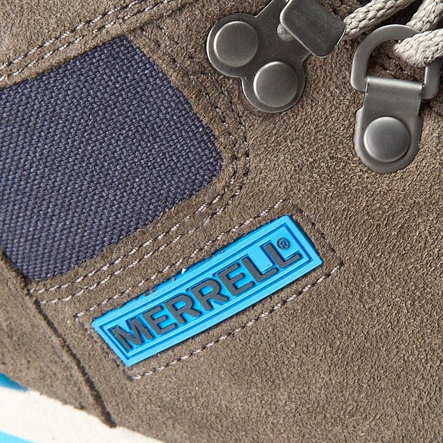 Botas de cuero de gamuza de gamuza marrón Merrell Eagle J49297