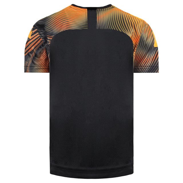 Puma Valencia C.F Manga corta V-Eck Black/Orange Kids Football Top 756187 03